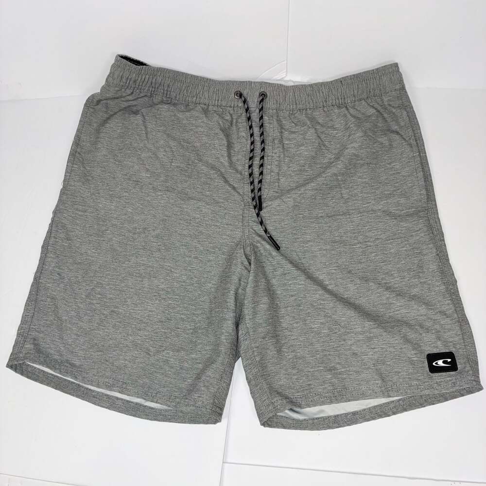 O'Neill Men's Reserve Heather Volley Hybrid Swim Shorts Grey Size M